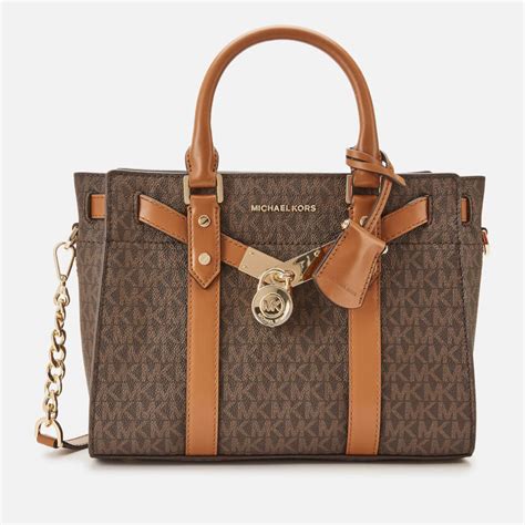 michael kors hamilton bag in acorn|Michael Kors Hamilton studded tote.